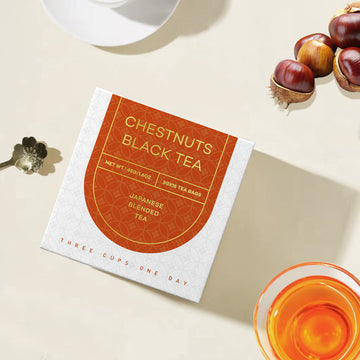 Japanese Blended Tea Chestnuts Black Tea Bags-15pcs Tea Bags